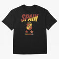 Spain Football World Cup 2026 - La Roja Stars Loading Oversized T-Shirt Bring Retro Soccer Energy to the FIFA World Cup 2026 USA Canada Mexico Journey through Mbappe and Neymar Highlights, England Pride, Tournament Hype, Historic Matchups, Family