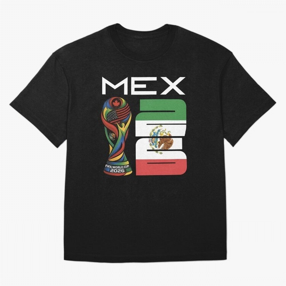 Mexico World Cup 2026 Host City Football Design Oversized T-Shirt Relive Legendary Nights from Match Day Hype around FIFA World Cup 2026 Group Stage, Neymar, Argentina, France and Brazil, Fan Favorite Moments, National Team Passion, Big Match Drama