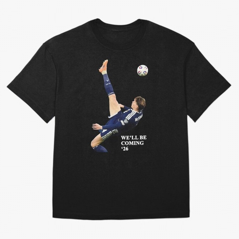 Scotland We'll Be Coming 26 WC Oversized T-Shirt Show Fan Pride Across FIFA World Cup 2026 Spirit, Made for England, CR7, Match Day Excitement, Supporter Culture, Golden Goals and Global Football Passion; Built for Supporters Chasing Trophy Dreams,