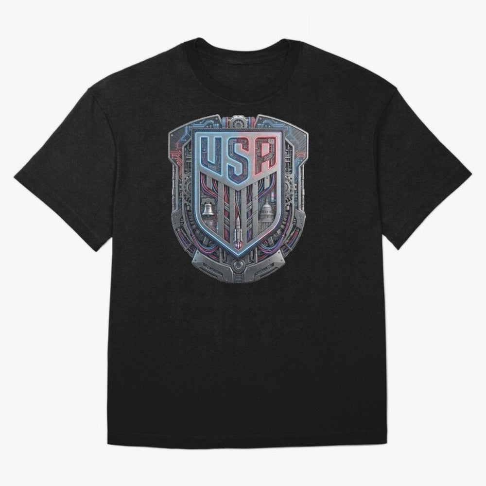United States Great Seal - American Pride Oversized T-Shirt Bring Stadium Energy to FIFA World Cup 2026 Spirit, Highlighting Argentina, CR7 and Messi, Game Day Rituals, Football Legends, Country Pride and the Road to the Final; Great for Supporters