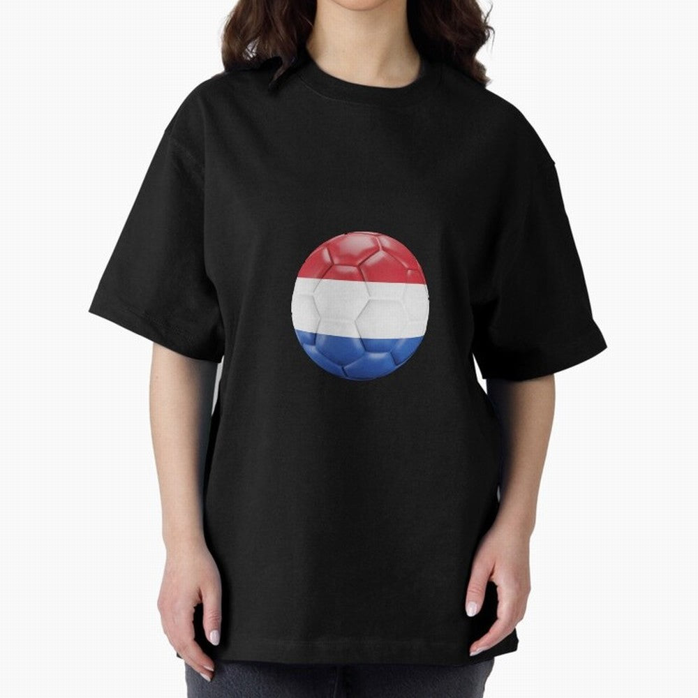 Netherlands Oversized T-Shirt Celebrate the Biggest Stage of Global Football Passion for FIFA World Cup 2026 USA Canada Mexico, Built around CR7, Argentina and Brazil, Supporter Pride, Iconic Celebrations, Legendary Names and Global Match Day