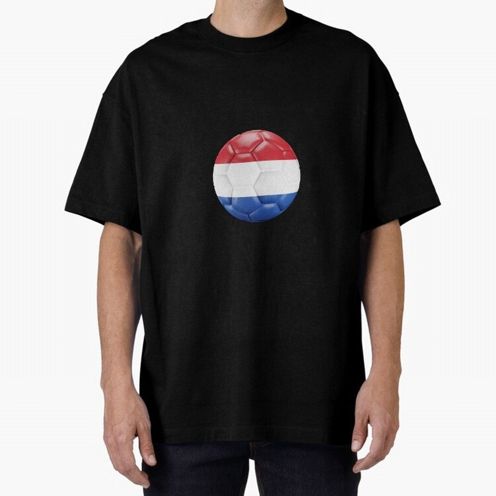 Netherlands Oversized T-Shirt Celebrate the Biggest Stage of Global Football Passion for FIFA World Cup 2026 USA Canada Mexico, Built around CR7, Argentina and Brazil, Supporter Pride, Iconic Celebrations, Legendary Names and Global Match Day