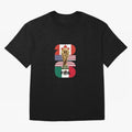 Three Nations Host Trophy Vertical Oversized T-Shirt Bring World Football Passion into FIFA World Cup 2026 Group Stage Featuring CR7 and Messi, Brazil Energy, Classic Soccer Heritage, Championship Pressure, Fan Loyalty and International Pride;