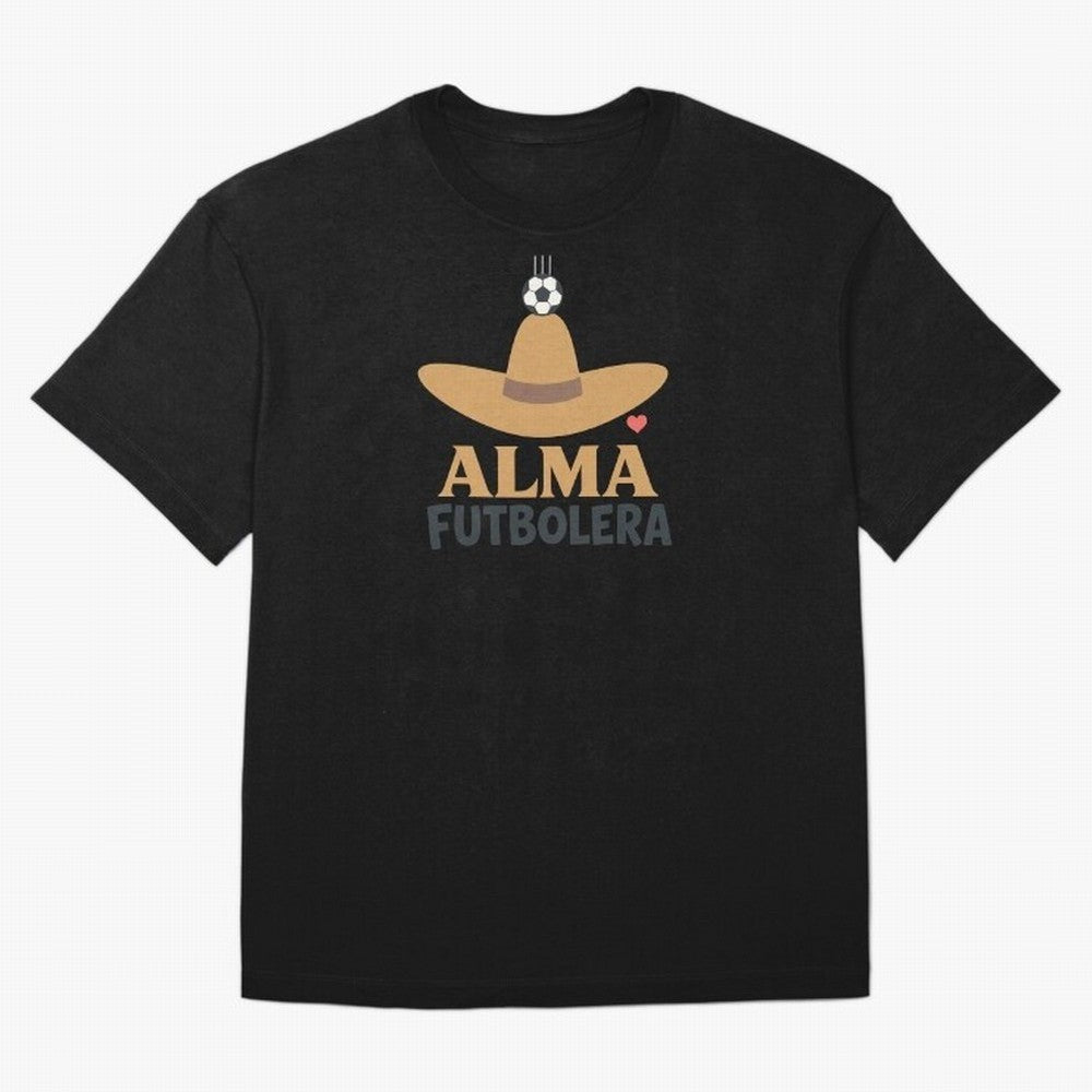 Alma Futbolera Oversized T-Shirt Relive FIFA World Cup 2026 USA Canada Mexico for Fans of Messi and France, Bringing Stadium Memories, Football Loyalty, International Chants and Championship Tradition; Great for Supporters Who Love Legendary