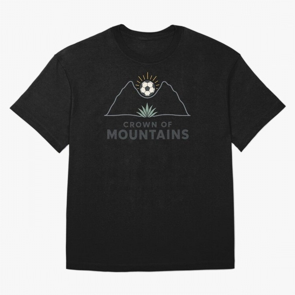 Crown of Mountains Oversized T-Shirt Make the Season About FIFA World Cup 2026 USA Canada Mexico for Fans of Messi, Neymar and Mbappe and Argentina and Brazil, Bringing Football History, Final Match Energy, Crowd Noise and Once in a Lifetime