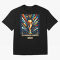 2026 World Cup The United World - Modern Geometric Art Oversized T-Shirt Celebrate the Next Chapter of FIFA World Cup 2026 USA Canada Mexico for Fans of Messi and Brazil, Bringing Global Supporter Spirit, Legendary Goals, National Colors and