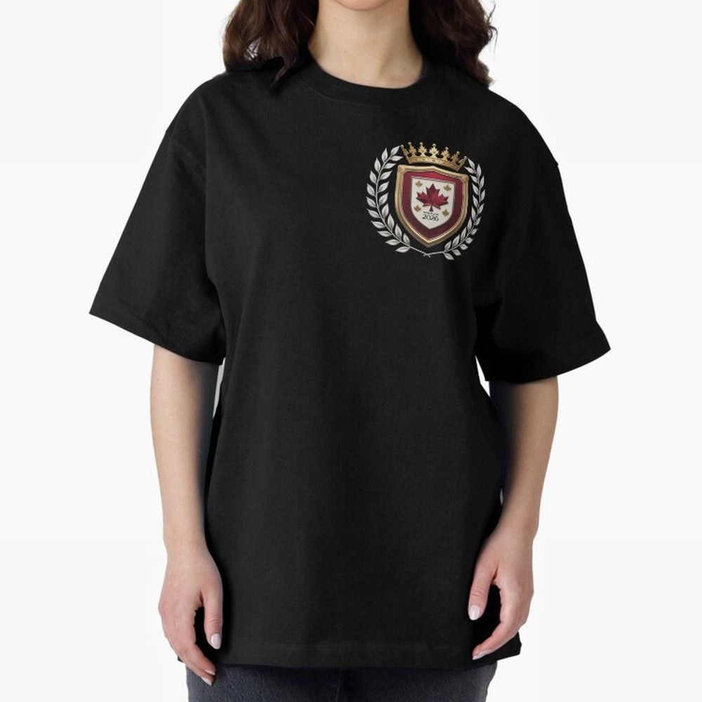 Canada World Cup 2026 Oversized T-Shirt Make the Season About FIFA World Cup 2026 Spirit, Inspired by France and Portugal, CR7 and Messi, Fan Favorite Moments, National Team Passion, Big Match Drama and Soccer History; Ideal for Football Dads,