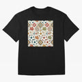 2026 World Cup Unity: Aztec & Maple Soccer Pattern Oversized T-Shirt Bring Stadium Energy to FIFA World Cup 2026 USA Canada Mexico Spirit, Highlighting Germany, Messi, Neymar and Mbappe, Stadium Memories, Football Loyalty, International Chants and