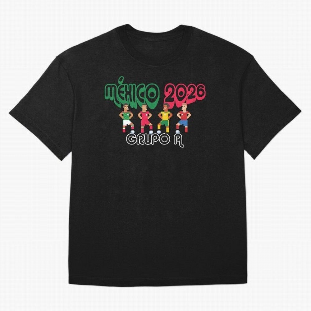 Mexico 2026 Group A Oversized T-Shirt Make Every Match About FIFA World Cup 2026 USA Canada Mexico Capturing CR7, Spain Energy, Football History, Final Match Energy, Crowd Noise and Once in a Lifetime Moments; Perfect for Supporters Who Want Bold