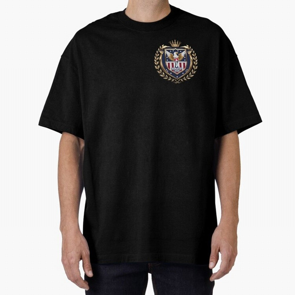 USA World Cup 2026 Oversized T-Shirt Show Up for the Glory of FIFA World Cup 2026 Group Stage Connected to Messi, CR7 and Mbappe, Netherlands Energy, Classic Soccer Heritage, Championship Pressure, Fan Loyalty and International Pride; Great for