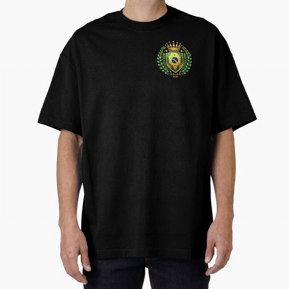 Brazil World Cup 2026 Oversized T-Shirt Keep the Legacy of FIFA World Cup 2026 USA Canada Mexico Built around Cristiano Ronaldo, Haaland and CR7, Brazil Energy, Sports Nostalgia, International Competition, Famous Players and Unforgettable