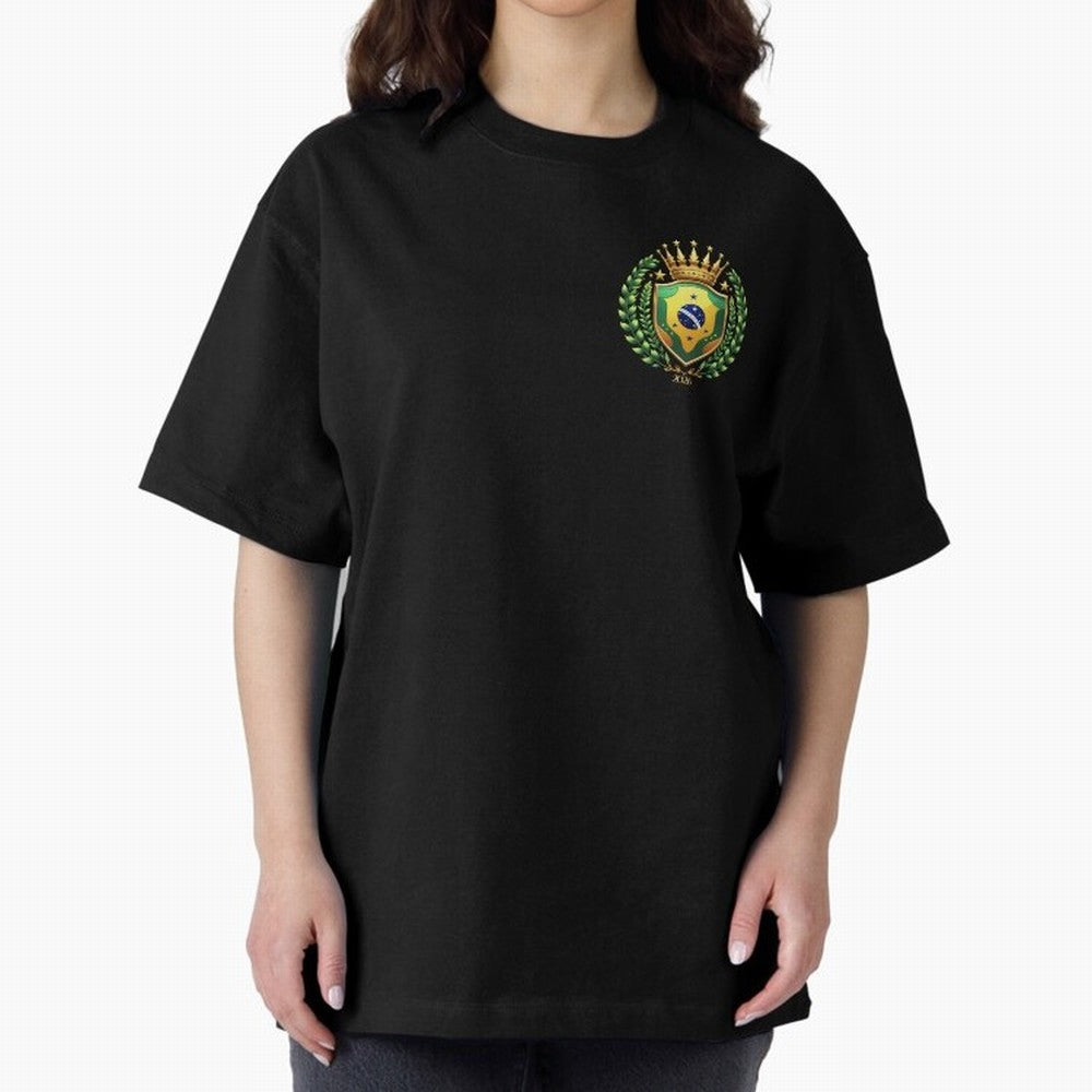 Brazil World Cup 2026 Oversized T-Shirt Keep the Legacy of FIFA World Cup 2026 USA Canada Mexico Built around Cristiano Ronaldo, Haaland and CR7, Brazil Energy, Sports Nostalgia, International Competition, Famous Players and Unforgettable