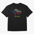 ?esk¨¢ republika (Anthem, map, and flag) Oversized T-Shirt Stand with FIFA World Cup 2026 USA Canada Mexico Spirit, Connected to France and Portugal, Messi, Neymar and Mbappe, Vintage Soccer Flavor, Modern Football Stars, National Flags and Final