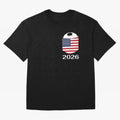 Soccer 2026 USA in the breast pocket Oversized T-Shirt Bring Retro Soccer Energy to Global Football Passion for FIFA World Cup 2026, Built around Neymar, Haaland and Cristiano Ronaldo, Spain and Netherlands, Fan Favorite Moments, National Team