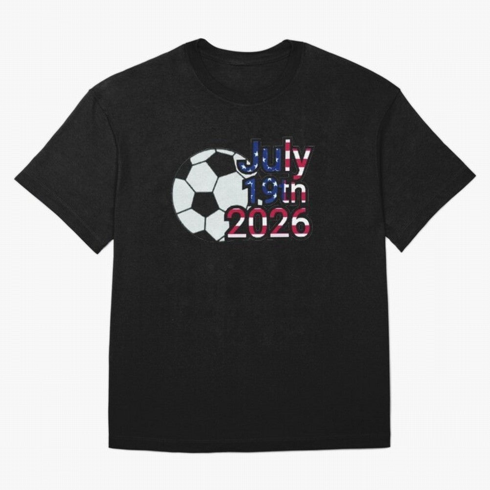 2026 USA Oversized T-Shirt Make Your Look Match FIFA World Cup 2026 USA Canada Mexico for Fans of Mbappe and Neymar and England, Bringing Global Supporter Spirit, Legendary Goals, National Colors and Tournament Celebration; Created for Match Day