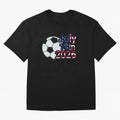 2026 USA Oversized T-Shirt Make Your Look Match FIFA World Cup 2026 USA Canada Mexico for Fans of Mbappe and Neymar and England, Bringing Global Supporter Spirit, Legendary Goals, National Colors and Tournament Celebration; Created for Match Day