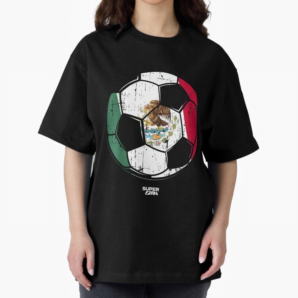 2026 Mexico Soccer Fan World Cup Oversized T-Shirt Spotlight Global Football Passion for FIFA World Cup 2026 USA Canada Mexico, Filled with Mbappe and Neymar, Spain, Football Passion, Legendary Performances, Festival Vibes and Supporter Community;