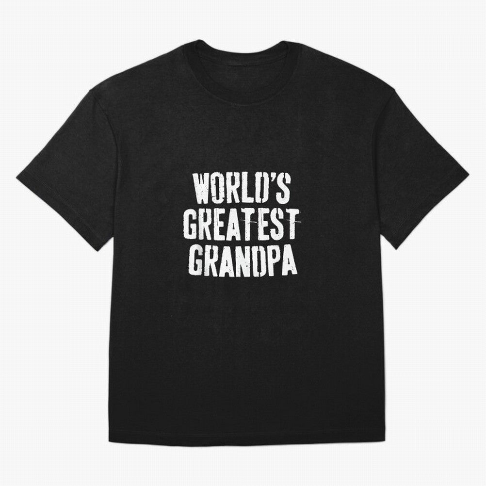 Mens World's Greatest Grandpa Shirt Papa Men Fathers Day Oversized T-Shirt Bring a Champion Mindset to FIFA World Cup 2026 Group Stage for Fans of Haaland and France, Bringing Classic Soccer Heritage, Championship Pressure, Fan Loyalty and