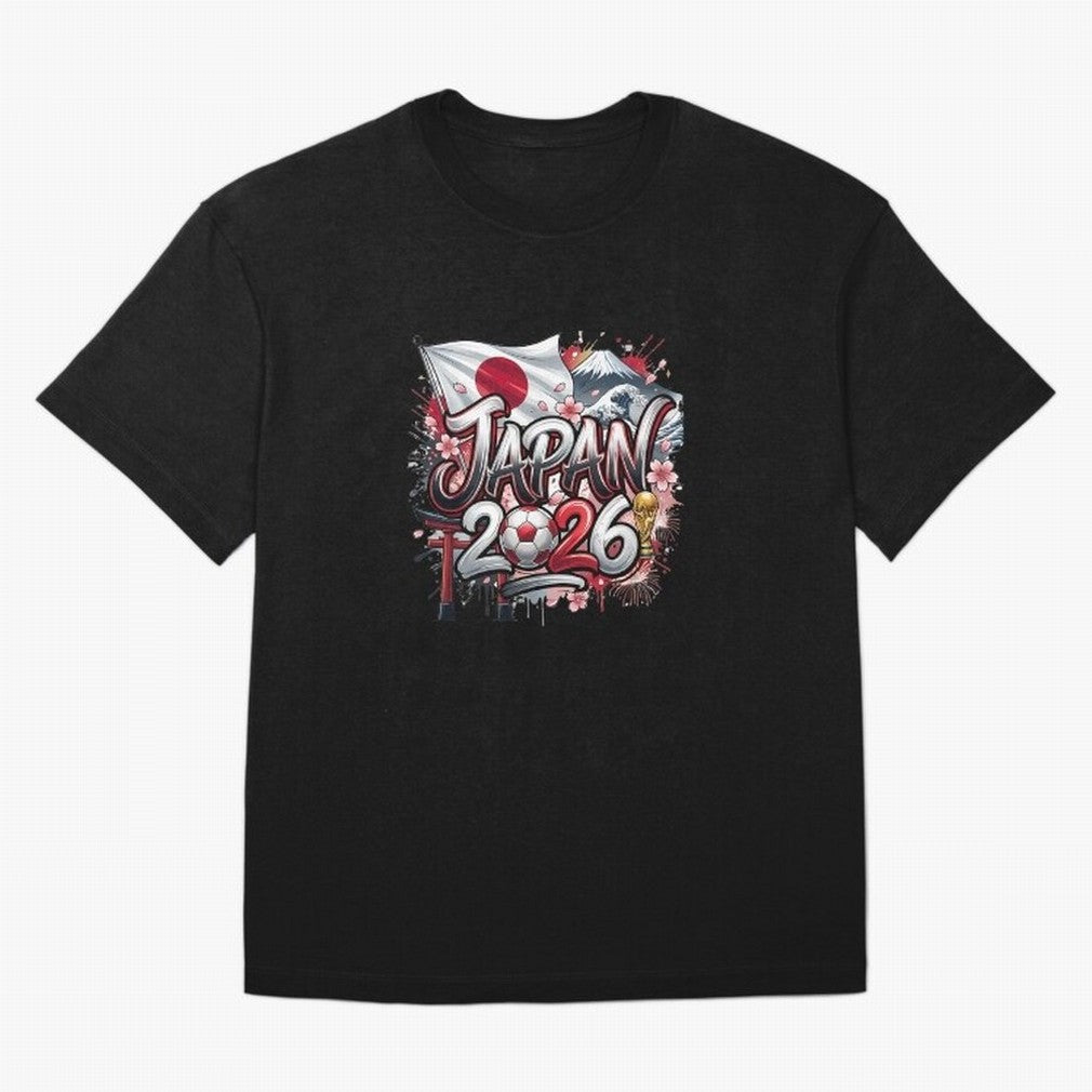 Japan World Cup 2026 Football Legacy Oversized T-Shirt Honor Global Football Passion for FIFA World Cup 2026, Filled with Cristiano Ronaldo, Haaland and CR7, Argentina, France and Brazil, Tournament Hype, Historic Matchups, Family Viewing Parties