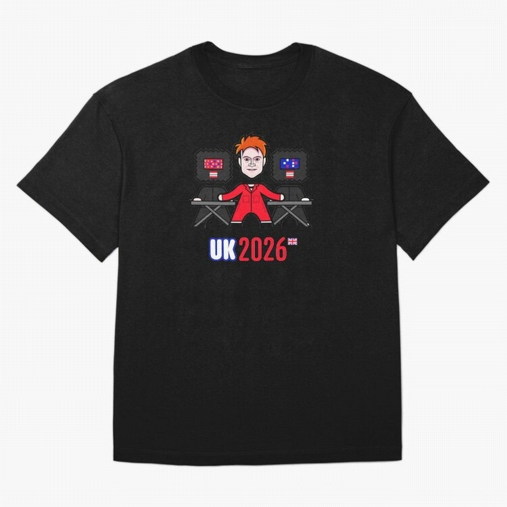 United Kingdom 2026 Oversized T-Shirt Cheer for FIFA World Cup 2026 USA Canada Mexico Spirit, Celebrating England and Germany, Mbappe, Soccer Culture, Superstar Moments, National Team Dreams and Competitive Fire; Great for Supporters Who Love