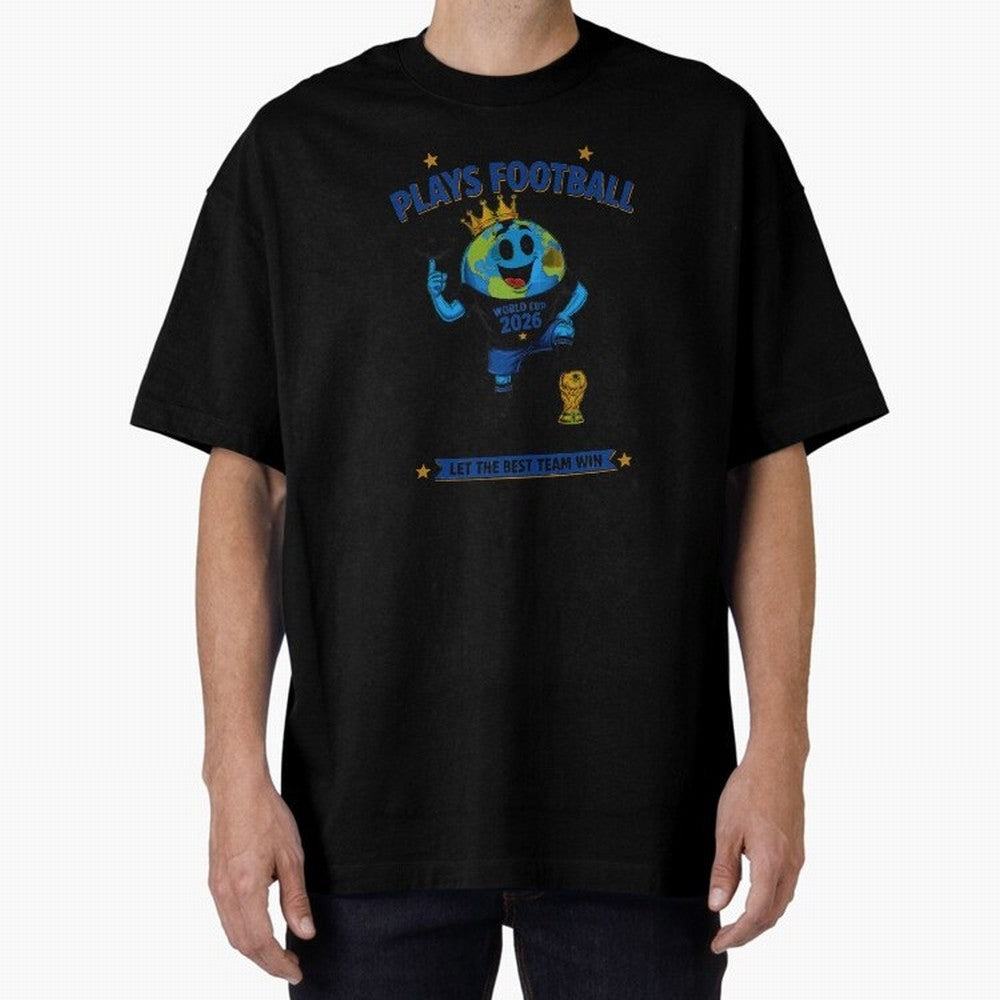 Soccer Oversized T-Shirt Join Supporters Worldwide for FIFA World Cup 2026 Group Stage Spirit, Filled with France, CR7, Match Day Excitement, Supporter Culture, Golden Goals and Global Football Passion; Created for Match Day Parties, Soccer Gifts,