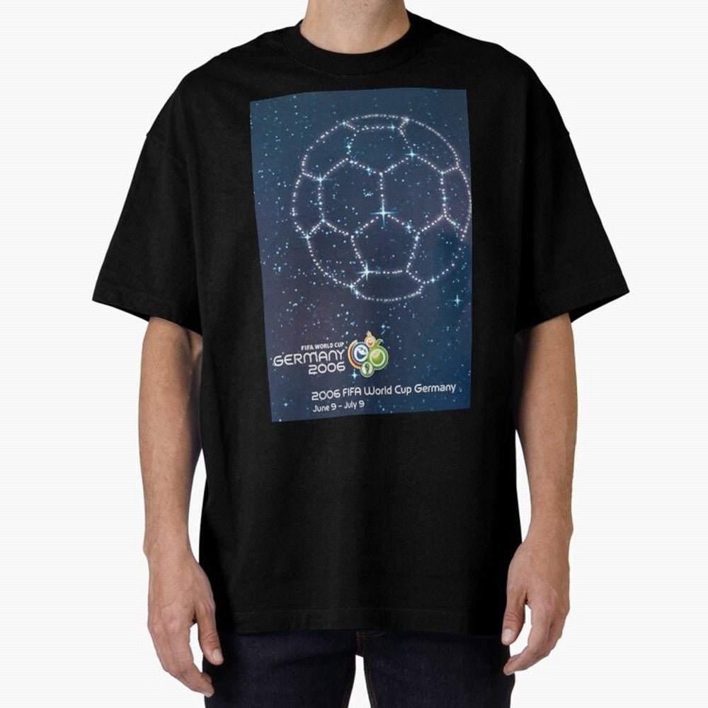 World Cup Germany 2006 v2. Oversized T-Shirt Live for the Drama of FIFA World Cup 2026 Filled with Messi, Argentina Energy, Fan Favorite Moments, National Team Passion, Big Match Drama and Soccer History; Perfect for Fans, Collectors, Family