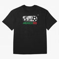 Mexico 86 Logo Tribute ¨C Retro Soccer World Cup Inspired Graphic | Vintage Mexican Football Art | Ruben Santiago Creative Oversized T-Shirt Bring World Football Passion into FIFA World Cup 2026 USA Canada Mexico for Fans of Messi and Cristiano