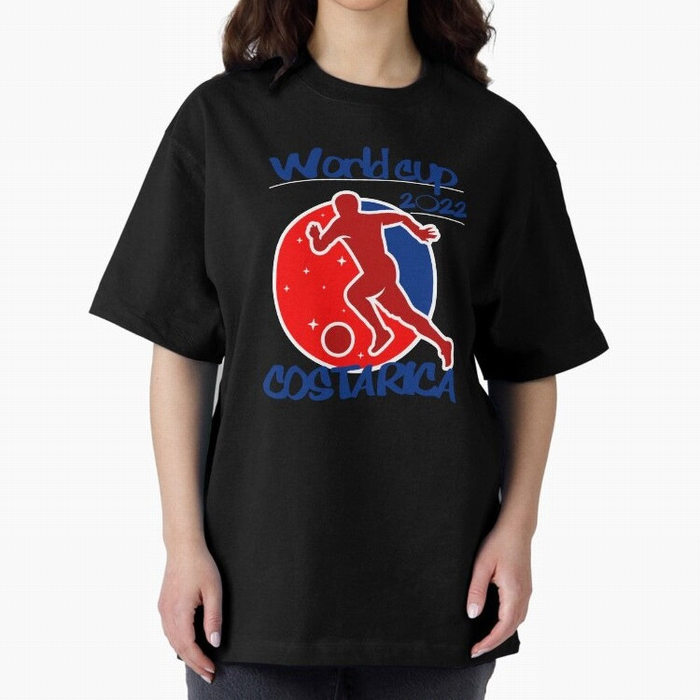 Costa Rica World Cup 2022 Oversized T-Shirt Bring Global Tournament Vibes to FIFA World Cup 2026 Filled with Cristiano Ronaldo, Brazil, Portugal and Argentina Energy, Fan Favorite Moments, National Team Passion, Big Match Drama and Soccer History;