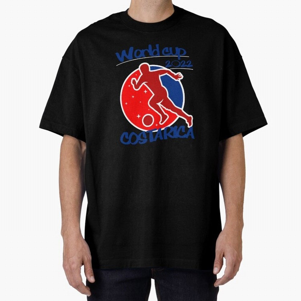 Costa Rica World Cup 2022 Oversized T-Shirt Bring Global Tournament Vibes to FIFA World Cup 2026 Filled with Cristiano Ronaldo, Brazil, Portugal and Argentina Energy, Fan Favorite Moments, National Team Passion, Big Match Drama and Soccer History;