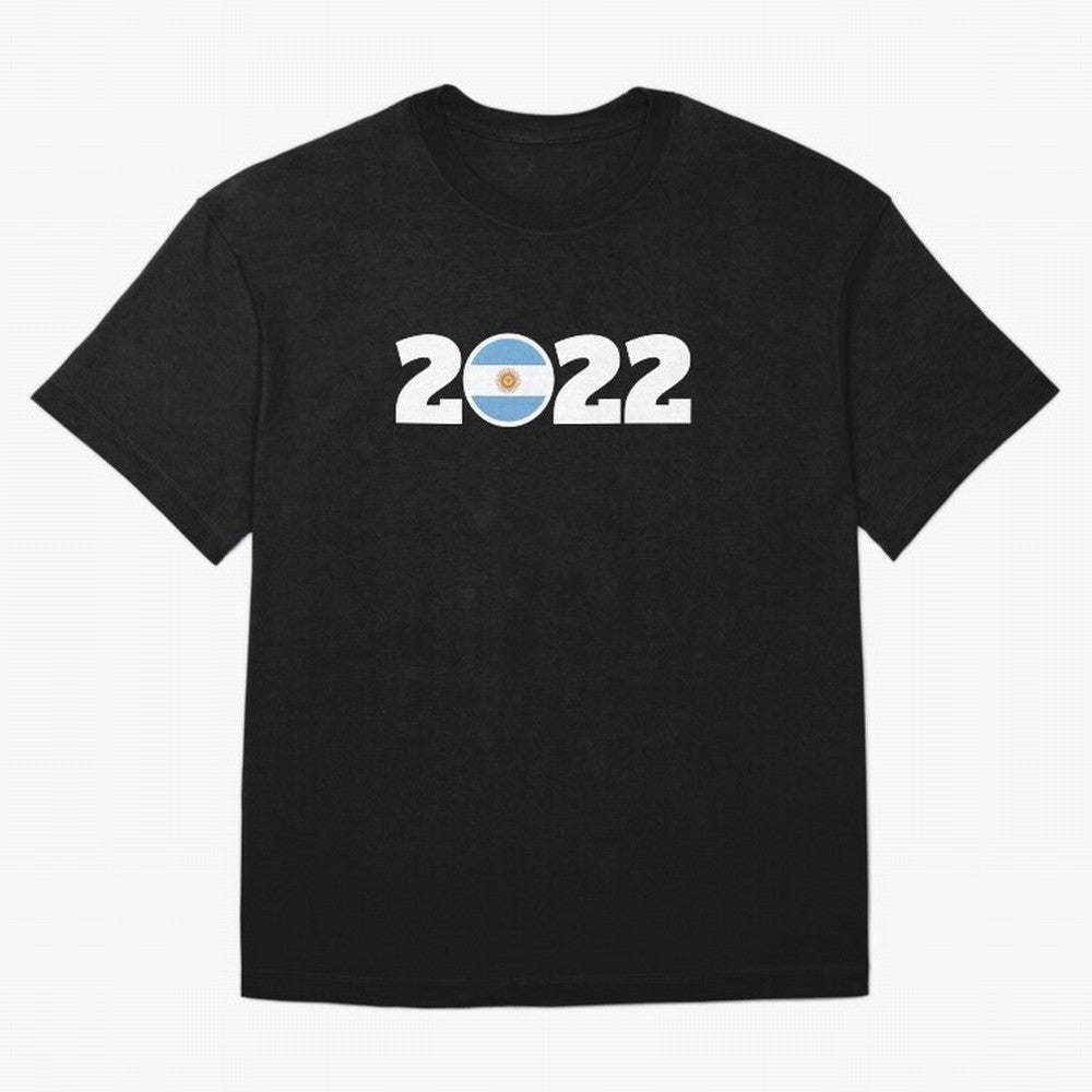Argentina 2022 World Champions Three Stars Oversized T-Shirt Celebrate the Road through FIFA World Cup 2026 Group Stage Spirit, Connected to Argentina, France and Brazil, Cristiano Ronaldo, Haaland and CR7, Worldwide Fan Energy, Dramatic Goals,