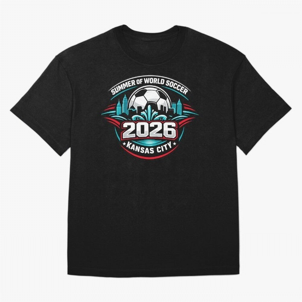 World Soccer Tournament Cup 2026 Kansas City Oversized T-Shirt Honor Football Greatness during Global Football Passion for FIFA World Cup 2026 Group Stage, Celebrating Neymar, Portugal, Champion Mindset, Group Stage Buzz, Knockout Tension and