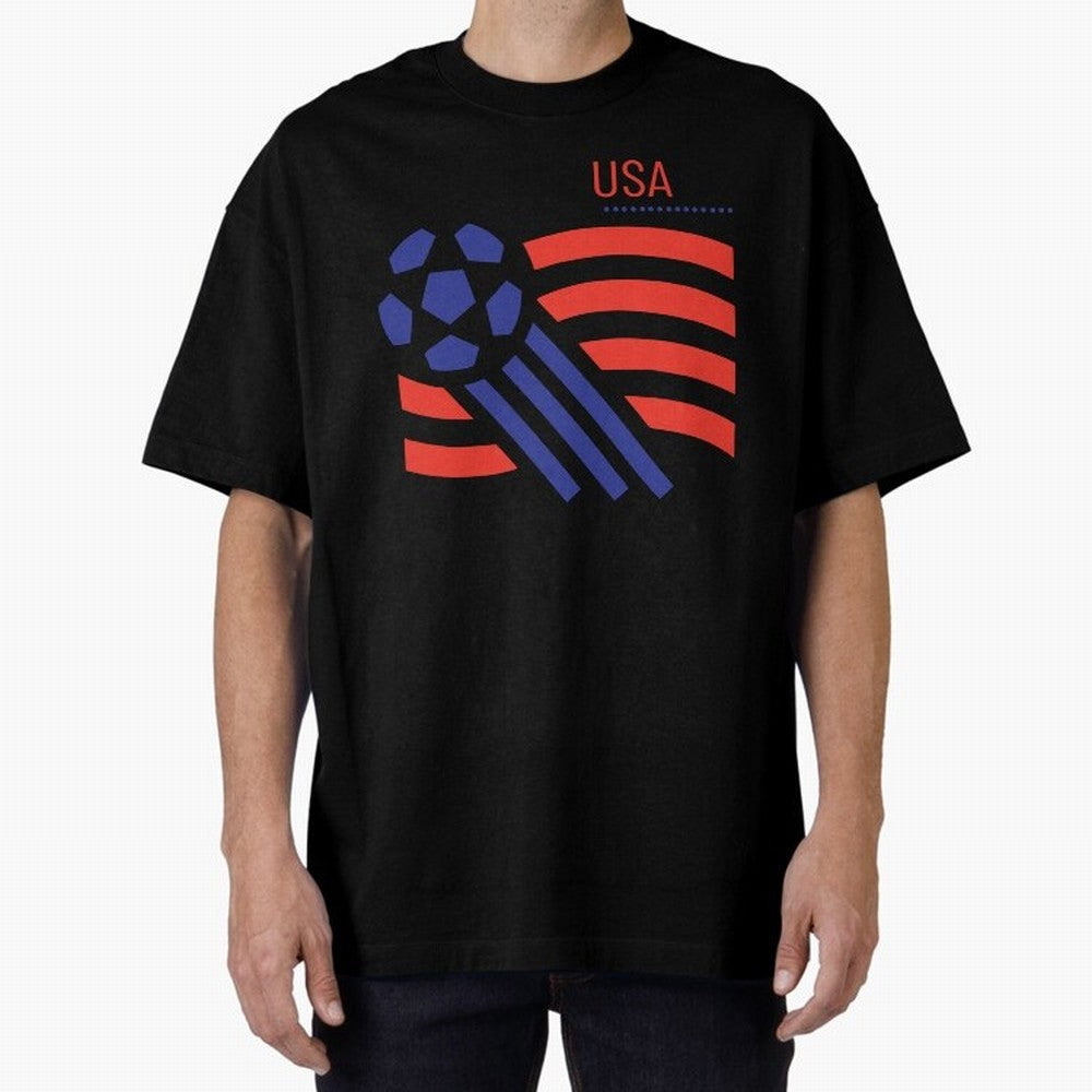 USA Soccer 2026 -Fan Design Oversized T-Shirt Feel Global Football Passion for FIFA World Cup 2026, Connected to Neymar, Haaland and Cristiano Ronaldo, England, Game Day Rituals, Football Legends, Country Pride and the Road to the Final; Ideal for