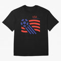 USA Soccer 2026 -Fan Design Oversized T-Shirt Feel Global Football Passion for FIFA World Cup 2026, Connected to Neymar, Haaland and Cristiano Ronaldo, England, Game Day Rituals, Football Legends, Country Pride and the Road to the Final; Ideal for