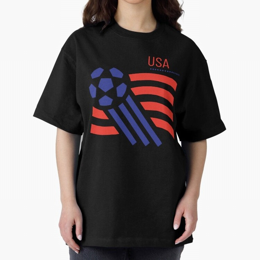USA Soccer 2026 -Fan Design Oversized T-Shirt Feel Global Football Passion for FIFA World Cup 2026, Connected to Neymar, Haaland and Cristiano Ronaldo, England, Game Day Rituals, Football Legends, Country Pride and the Road to the Final; Ideal for