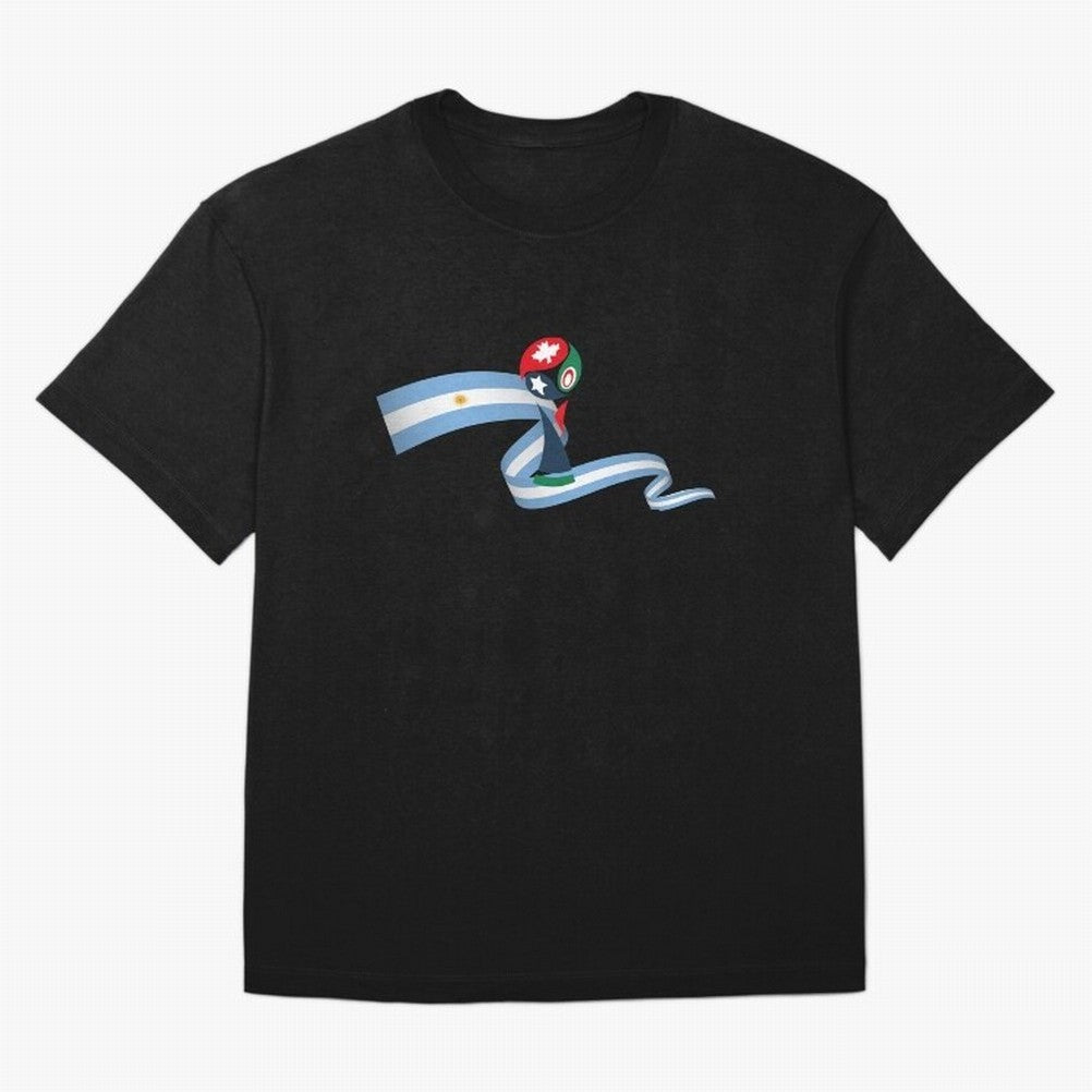 World Cup 2026 Team Argentina Oversized T-Shirt Experience the Global Stage of FIFA World Cup 2026 for Fans of Messi and Cristiano Ronaldo and France, Bringing Supporter Pride, Iconic Celebrations, Legendary Names and Global Match Day Energy;